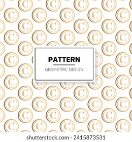 C letter Pattern with circle outline golden color luxury style | Textile pattern design fashion, Textile pattern design, Fashion, Packaging, Branding