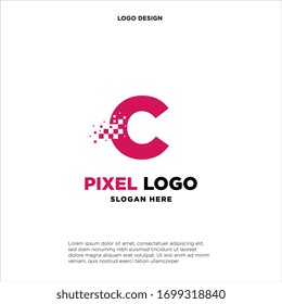 Design des Logos für C-Buchstaben