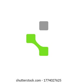 c letter pixel technology log