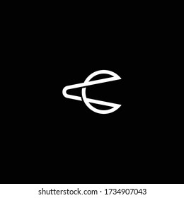 C letter simple elegant logo design concept. Vector template