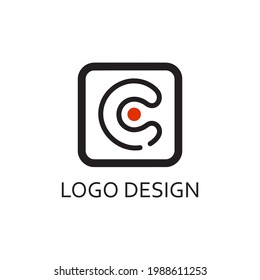 c letter for simple logo design