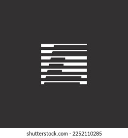 C letter speeding minimal illustration logo icon sign. Vector template