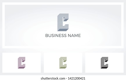 C Letter Stack Layer Logo