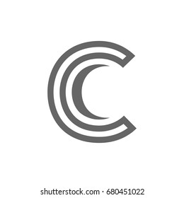 C letter style brand logo