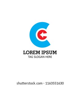 C Letter Vector Abstract Logo Design Elements