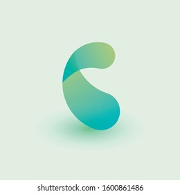 C Letter Vector Abstract Logo Design Elements
