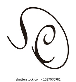 C LETTER VECTOR LOGO