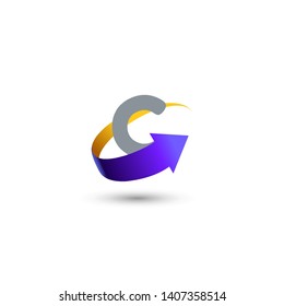 C LETTER VECTOR LOGO APHABET ICON