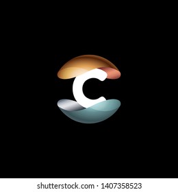 C LETTER VECTOR LOGO APHABET ICON