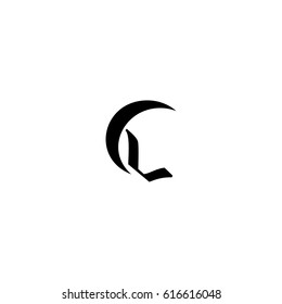 c letter vector logo. cl letter vector logo