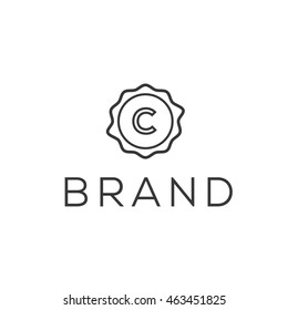 C letter vector logo design