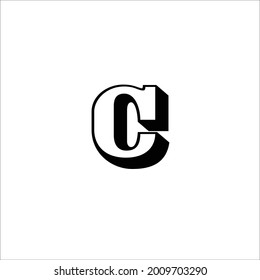 Vektorlogo mit C-Buchstaben