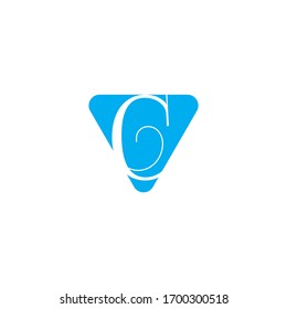 C Letter Vector Logo Template Illustration Design.  Minimalist Logotype design for branding,Elegant identity design.
