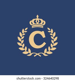 C letter wreath logo