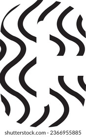 C-Letter-Zag-Logo-Design-Element in schwarzer Farbe