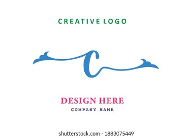 C lettering logo is simple, easy to understand and authoritative