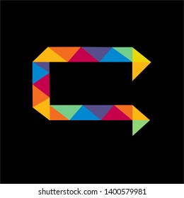 C letters creative logo icon