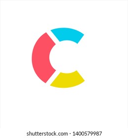 C letters creative logo icon