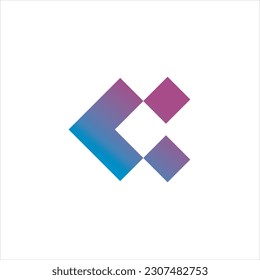 C logo abstract monogram initial letter lettering alphabet typography