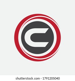 C logo Business Card T-Shirt