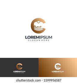 C logo business logo simple and elegant concept logo template