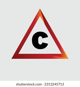 C logo Diseño de vectores coloridos. Concepto de icono. Resumen moderno