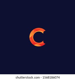 c logo design. abstract logo design