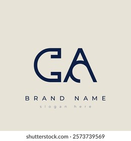 C and A logo design. CA abstract Letters Logo Monogram. This logo design is the process of creating a visual symbol that represents a brand, company, or individual.