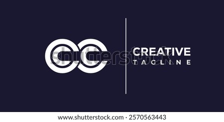 C and C logo design. CC abstract Letters Logo Monogram. This logo design is the process of creating a visual symbol that represents a brand, company, or individual.