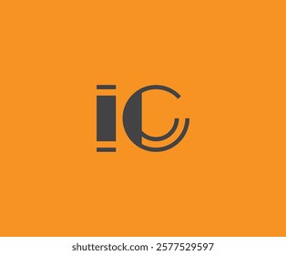 I and C logo design. IC abstract Letters Logo Monogram. This logo design is the process of creating a visual symbol that represents a brand, company, or individual.