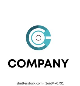 c logo design modern template