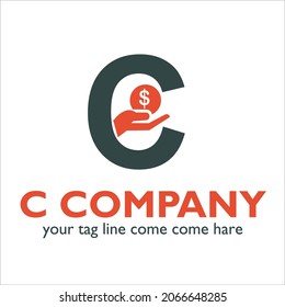 C-Logo-Design auf Einzelhandelsebene