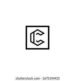 C logo design vector icon template