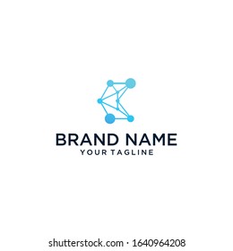 C LOGO DESIGN VECTOR TEMPLATE