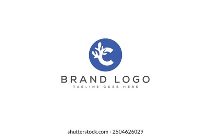 C logo design vector template design for brand