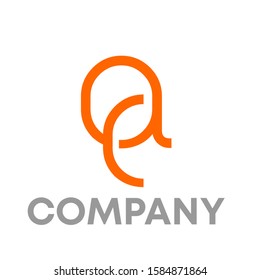 a c logo icon design template sign