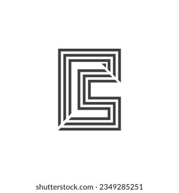 c logo, letter logo, c letter illustration