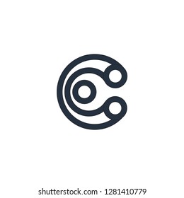 C logo letter C symbol