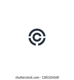 C logo letter C symbol C combination C