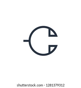 C logo letter C symbol C combination C