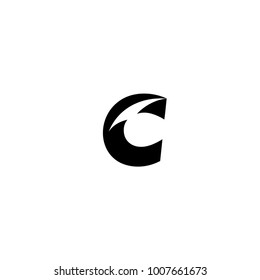 c logo letter vector