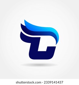 Icono del vector premium del logotipo C
