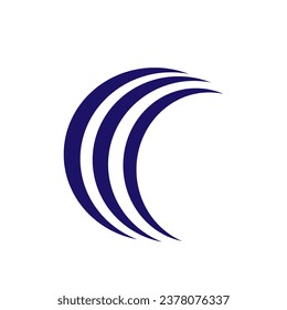 "C logo shape letter moon" adalah sebuah desain logo yang menggunakan huruf "C" sebagai bentuk dasar. Di dalam huruf "C" tersebut, terdapat gambar bulan sabit (moon) yang terlihat melengkung di sekita