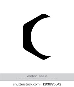 c logo template