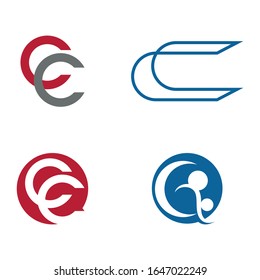 C  Logo Template vector symbol nature