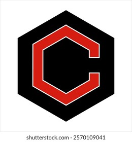C logo vector for product name or company label