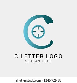 C Logotype. C Logos. C Letter Logo. C Logo Design Vector Icon Symbol Template