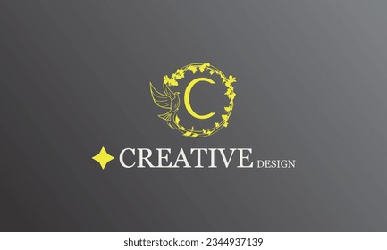 C LUXURY CREATIVE LOGO DESIGN BRAND LOGO 