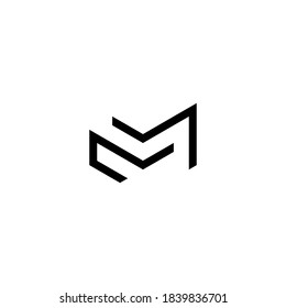 C M Cm Mc Initial Logo Stock Vector (Royalty Free) 1839836701 ...