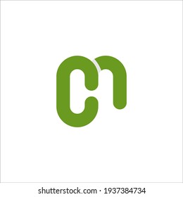 C M Logo Design Vector Sign 